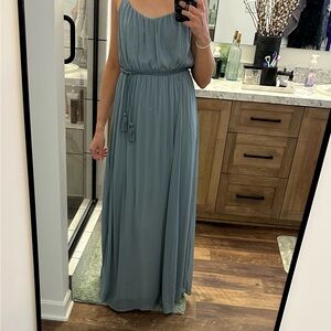 Abercrombie & Fitch XS Blue Maxi Dress